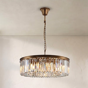 Falria 1-Tier Crystal Round Chandelier