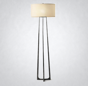 Wiraht Floor Light, linen floor lamp - view 11