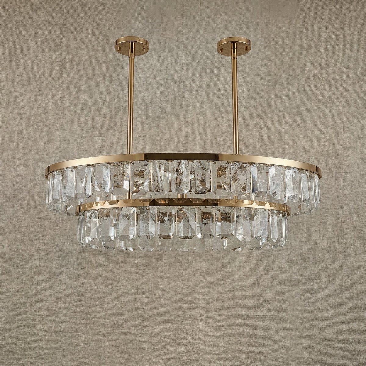 Selene Linear Crystal Chandelier - view 3