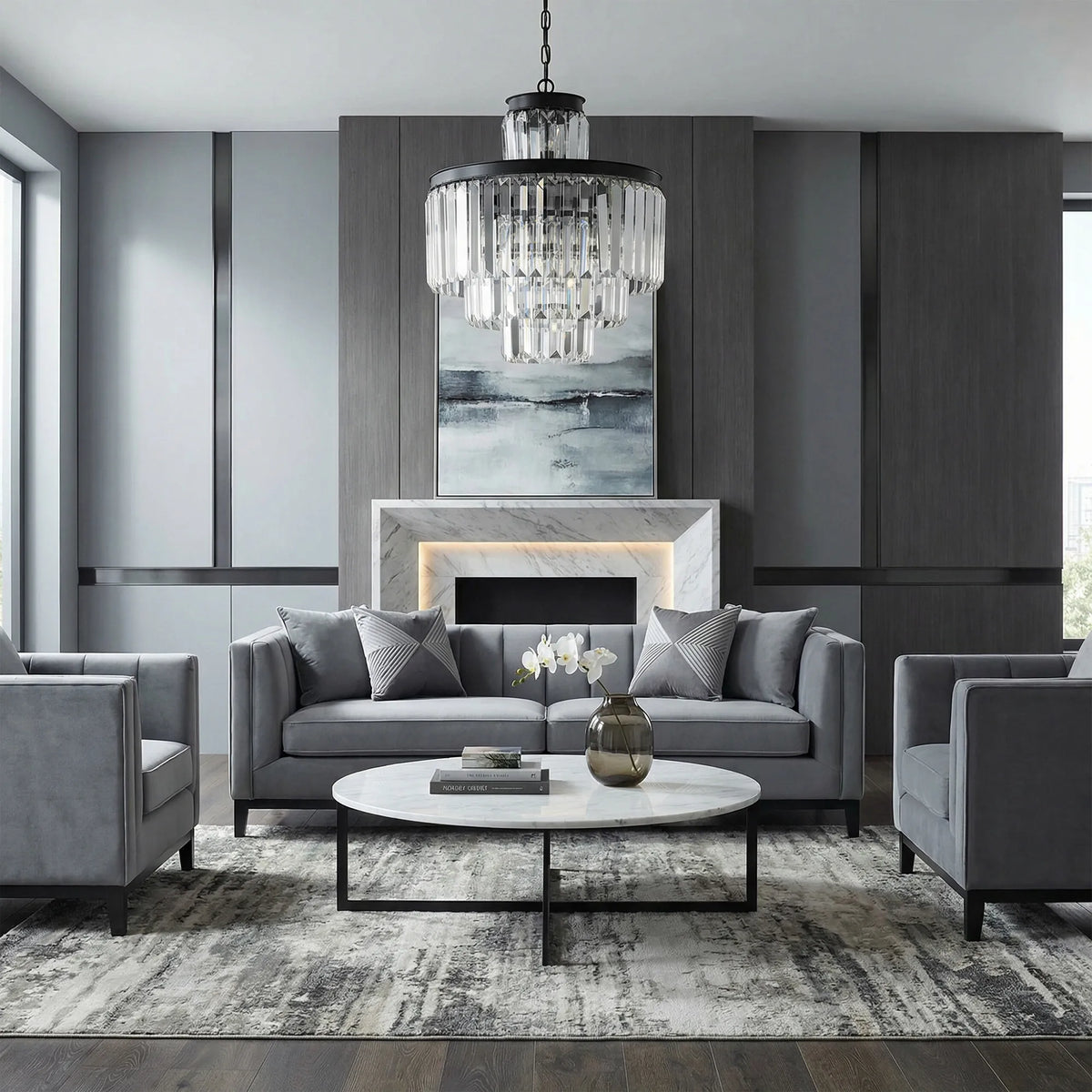 Leyland 11-Light Chandelier - view 2