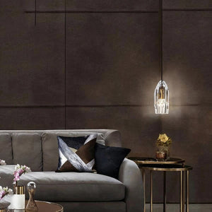 Chapt Crystal Shade Pendant Light, K9 crystal in brass - view 7
