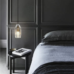 Chapt Crystal Shade Pendant Light, K9 crystal in brass - view 9