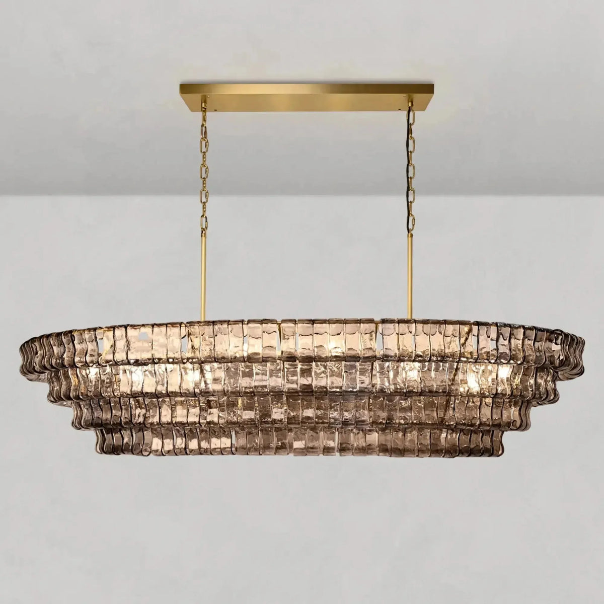 Ghiaccio Oval Chandelier 54''65'' - view 20