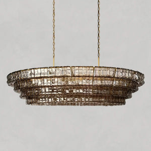 Ghiaccio Oval Chandelier 54''65'' - view 23