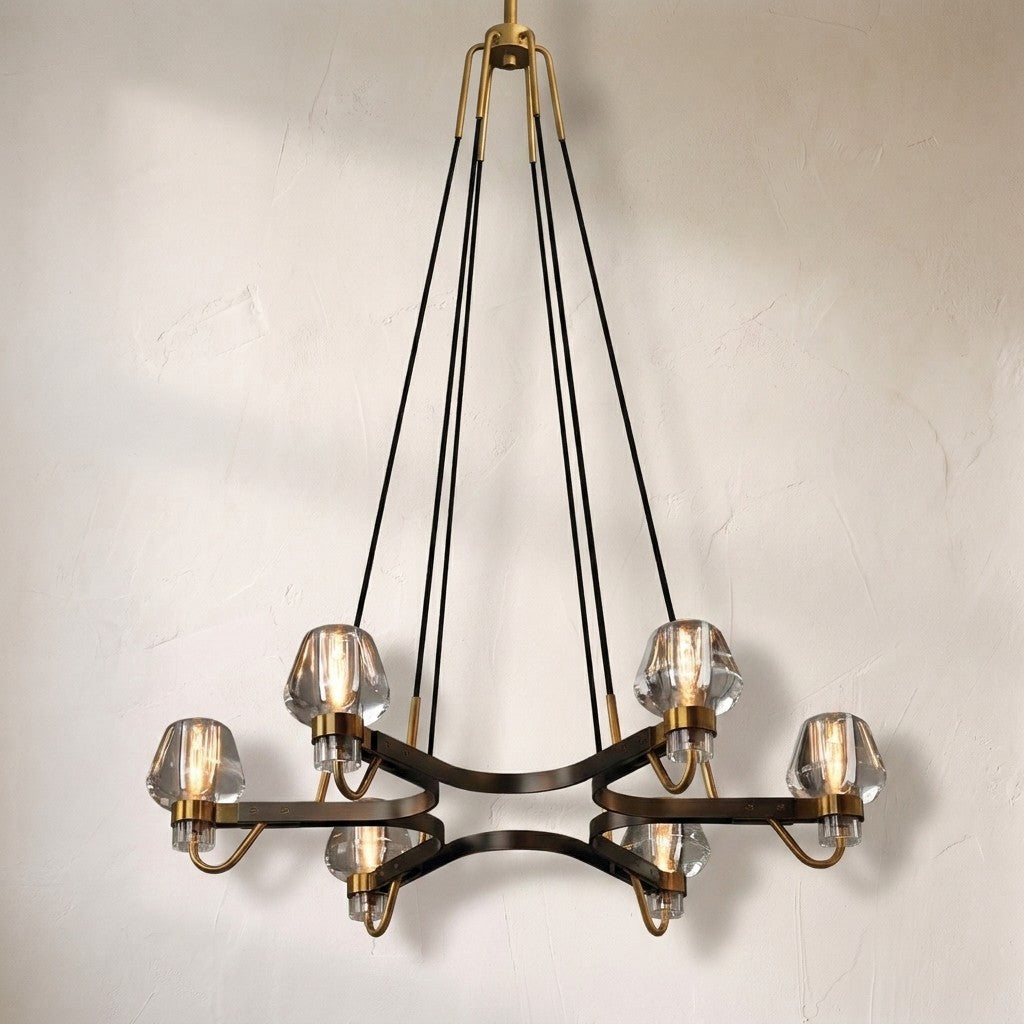 Galad Contemporary Crystal Chandelier 6-light