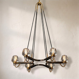 Galad Contemporary Crystal Chandelier 6-light