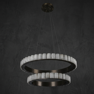 Ring Chandelier in a dining room