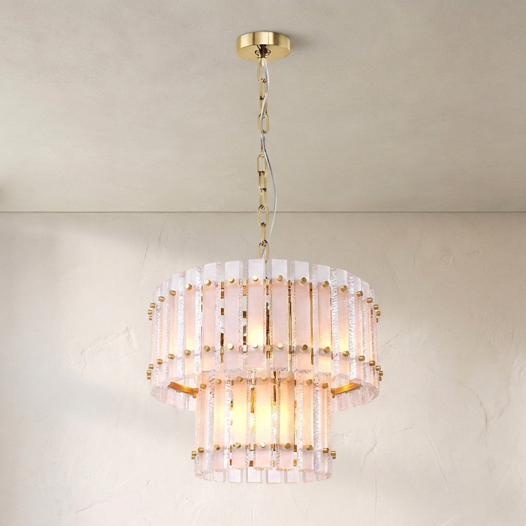 Getfit Classical Round Glass Chandelier