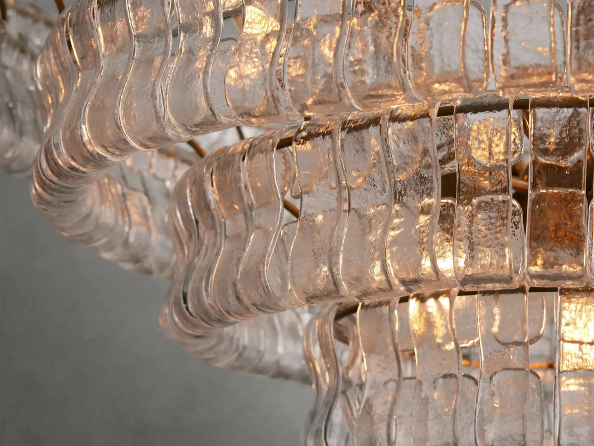 Glacien Round Glass Chandelier - view 9