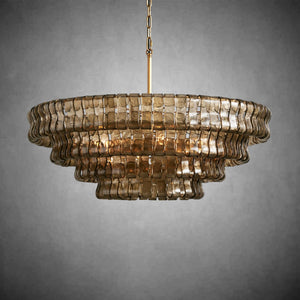 Glacien Round Glass Chandelier - view 13