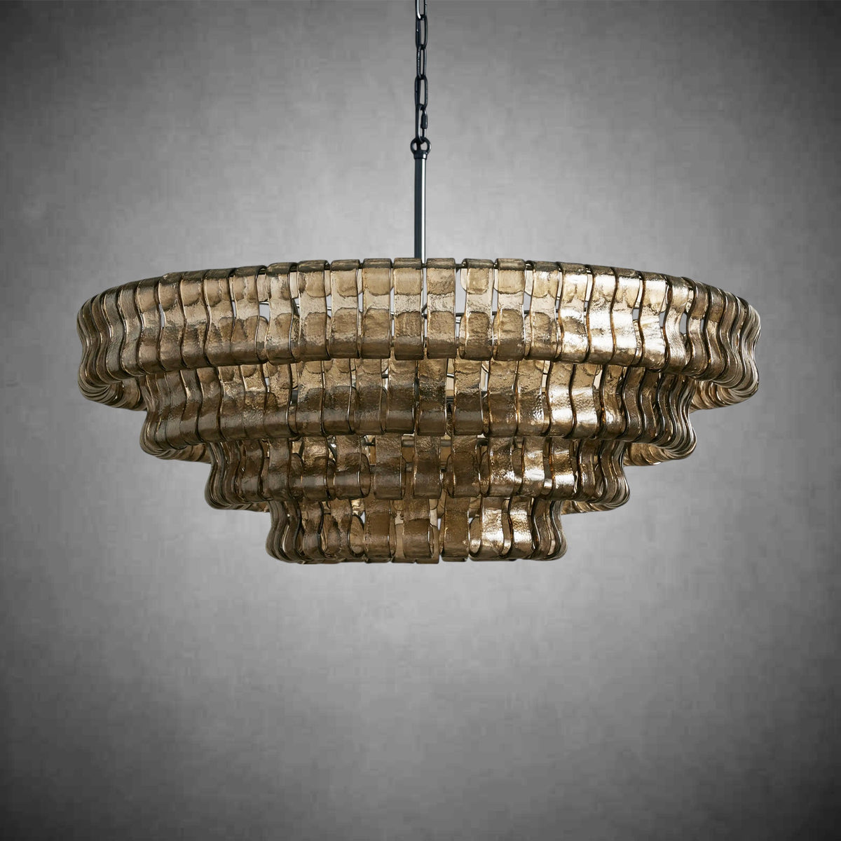 Glacien Round Glass Chandelier - view 17