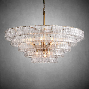 Glacien Round Glass Chandelier - view 19