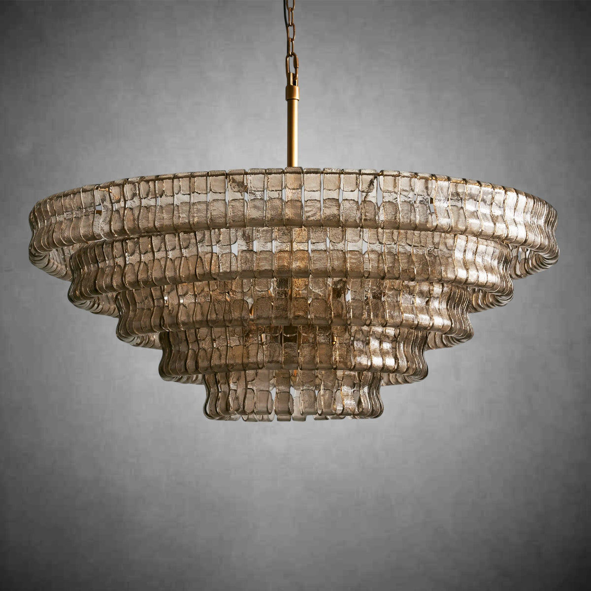 Glacien Round Glass Chandelier - view 20
