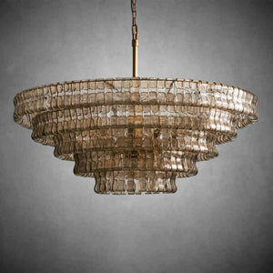 Glacien Round Glass Chandelier - view 20