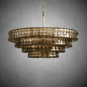 Glacien Round Glass Chandelier - view 4