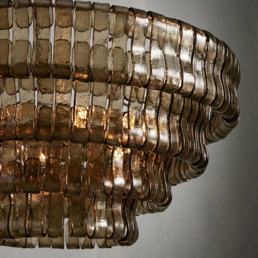 Glacien Round Glass Chandelier - view 26