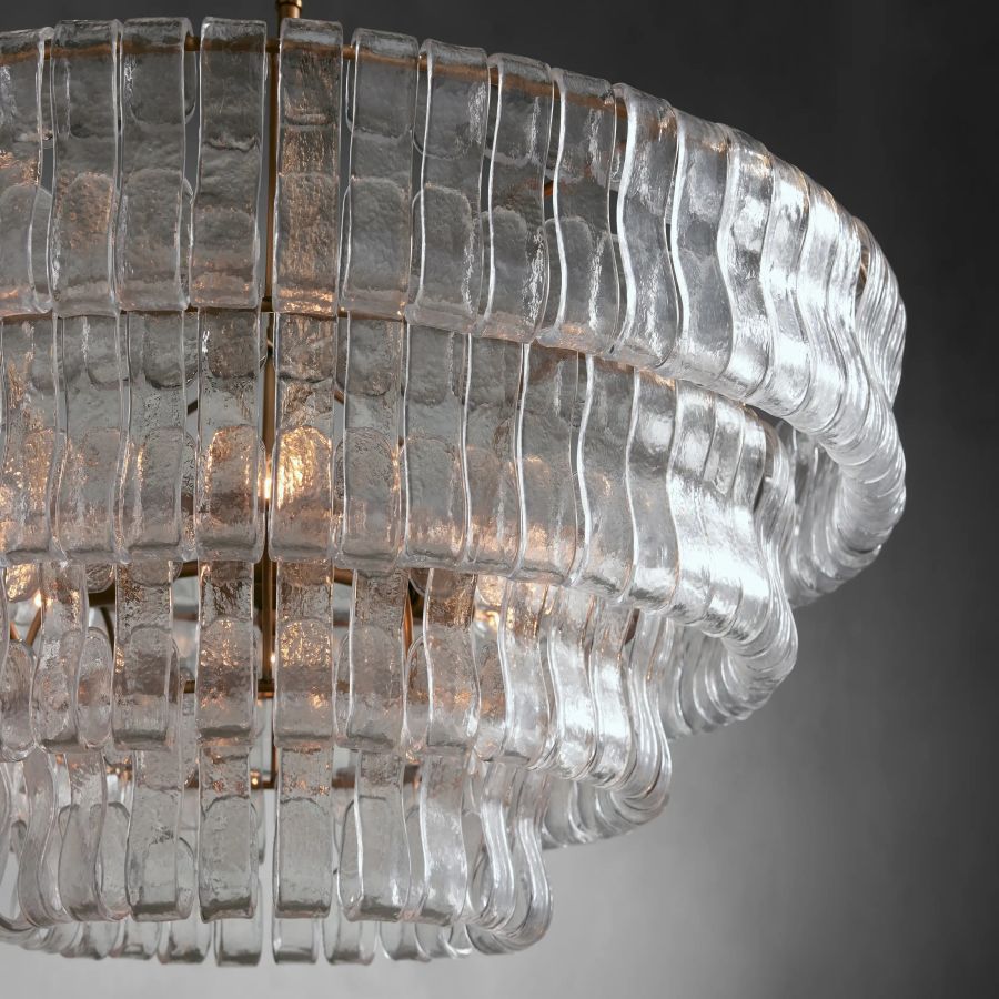 Glacien Round Glass Chandelier - view 27