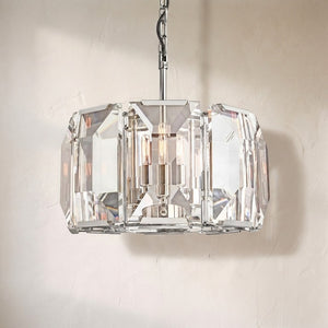Harlew Crystal Round Chandelier 19"