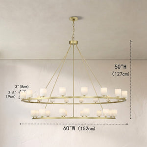 Hertha Round Chandelier - view 2