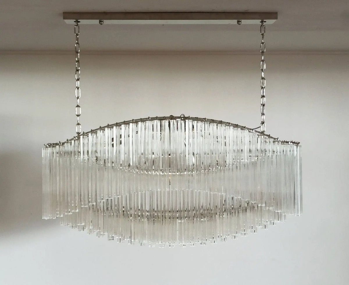 Murano-Style Chandelier – Pagoda – 292 prisms – Transparent