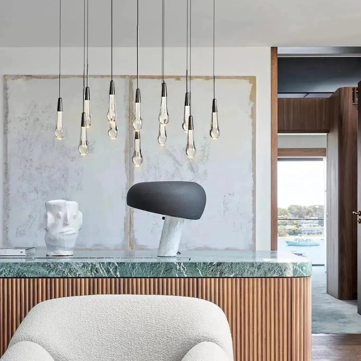 Soltaire Linear Chandelier 37"W - view 14