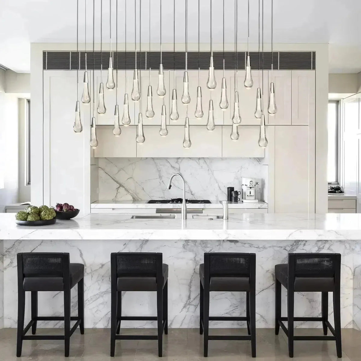 Soltaire Linear Chandelier 37"50"70"87"120" - view 36
