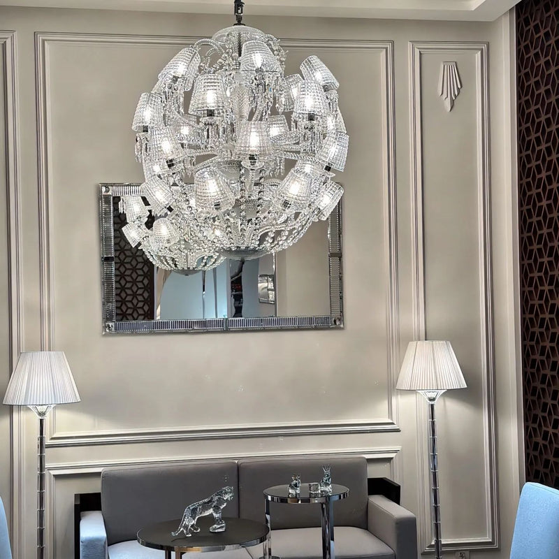 Cristalloire Le Roi Soleil Crystal Chandelier - view 3
