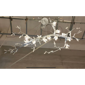 Selenite Crystal Blossom Branching Tree Chandelier - view 3