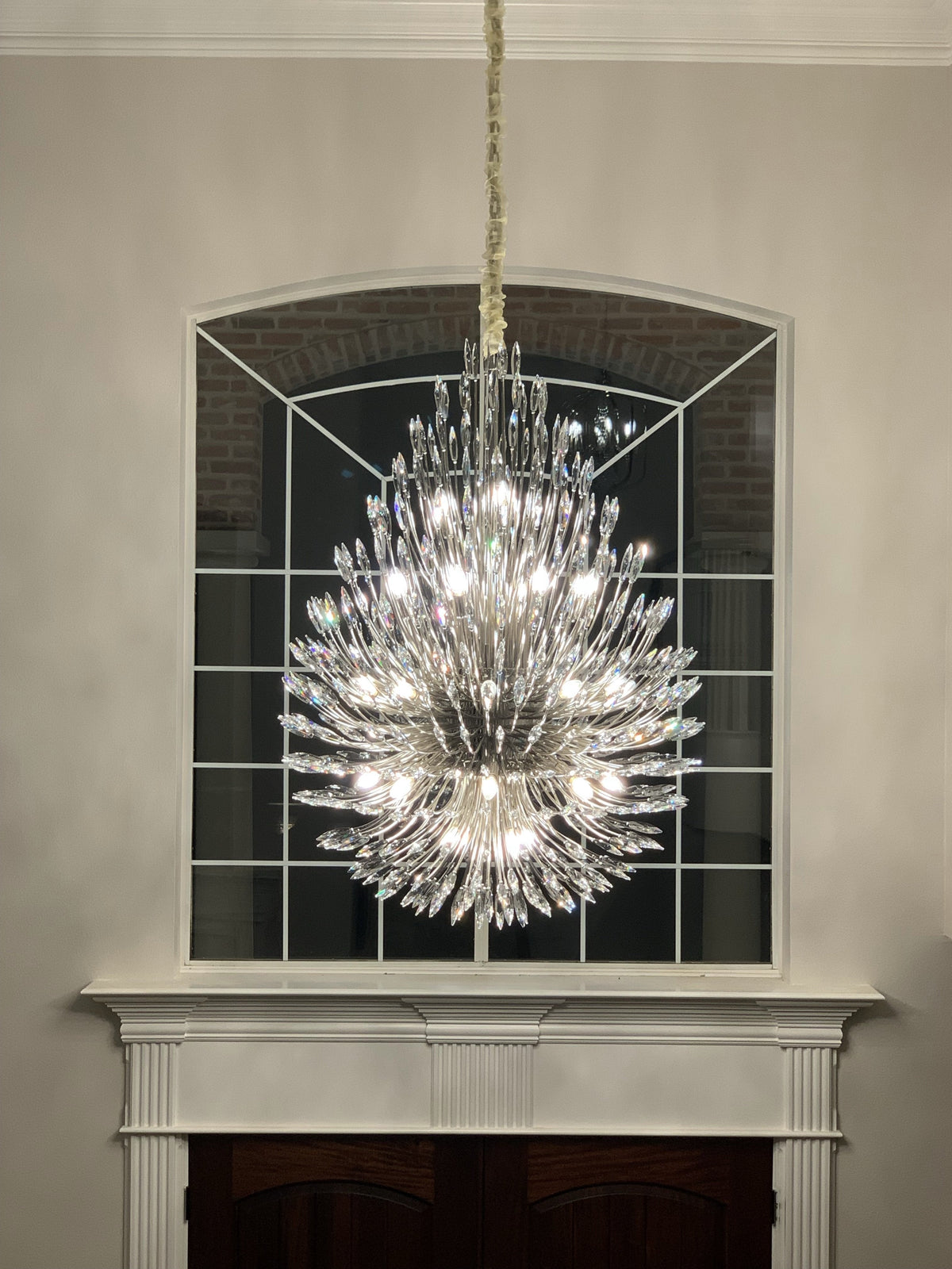 Lily Starburst Crystal Sputnik Chandelier 43"W - view 8