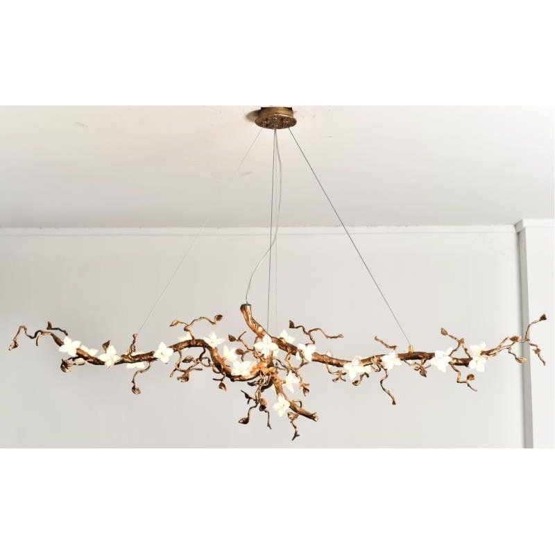 Selenite Crystal Blossom Branching Tree Chandelier - view 39