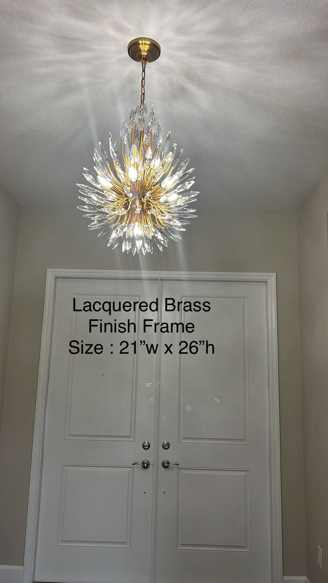 Lily Starburst Crystal Sputnik Chandelier - view 21