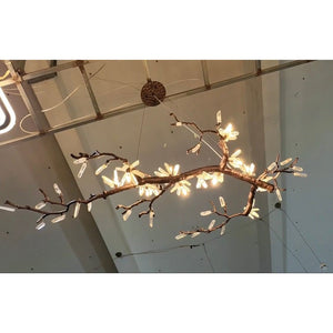 Selenite Crystal Blossom Branching Tree Chandelier - view 7