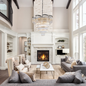 Twin Palms Crystal Chandelier