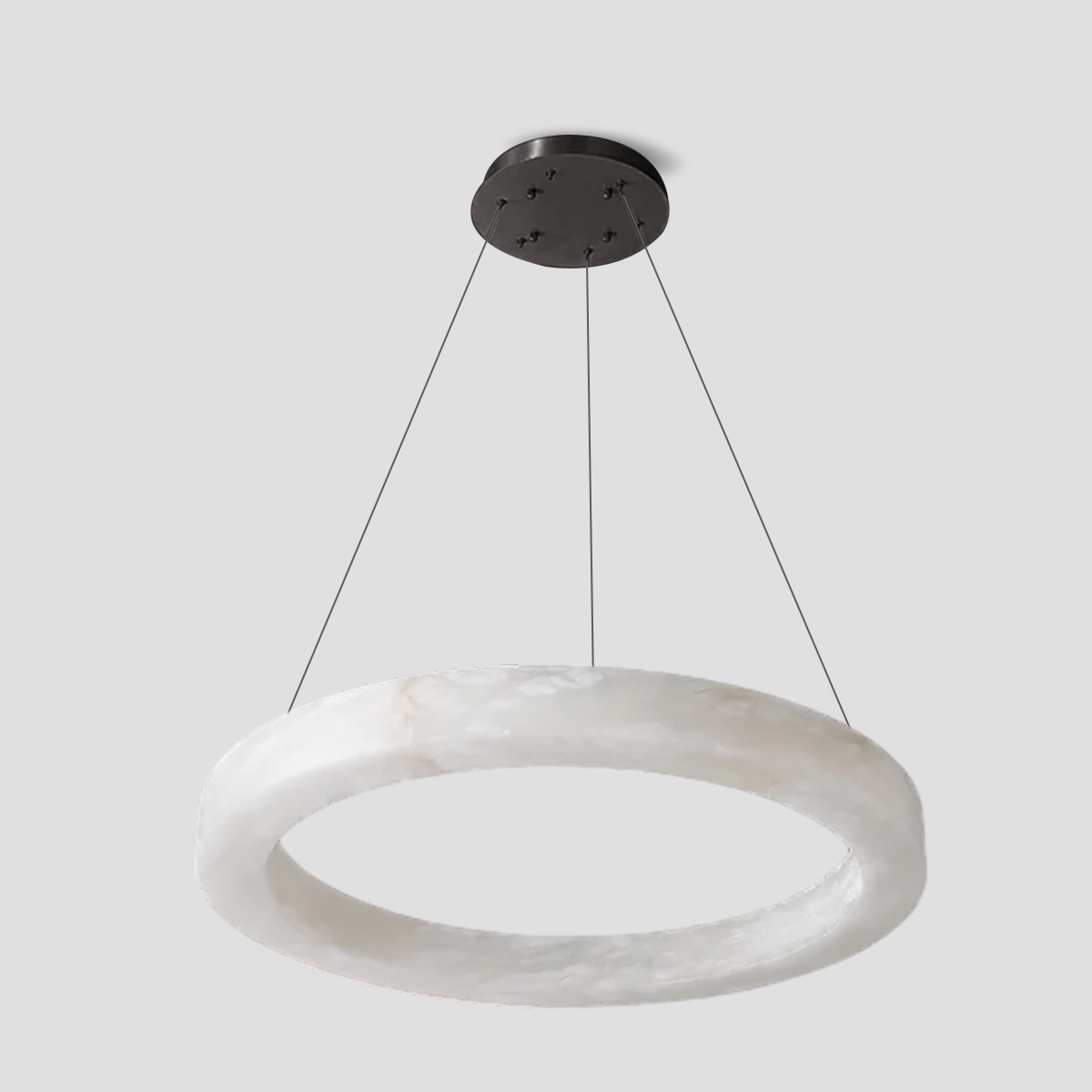 Theseus Alabaster Round Living Room Chandelier - view 20