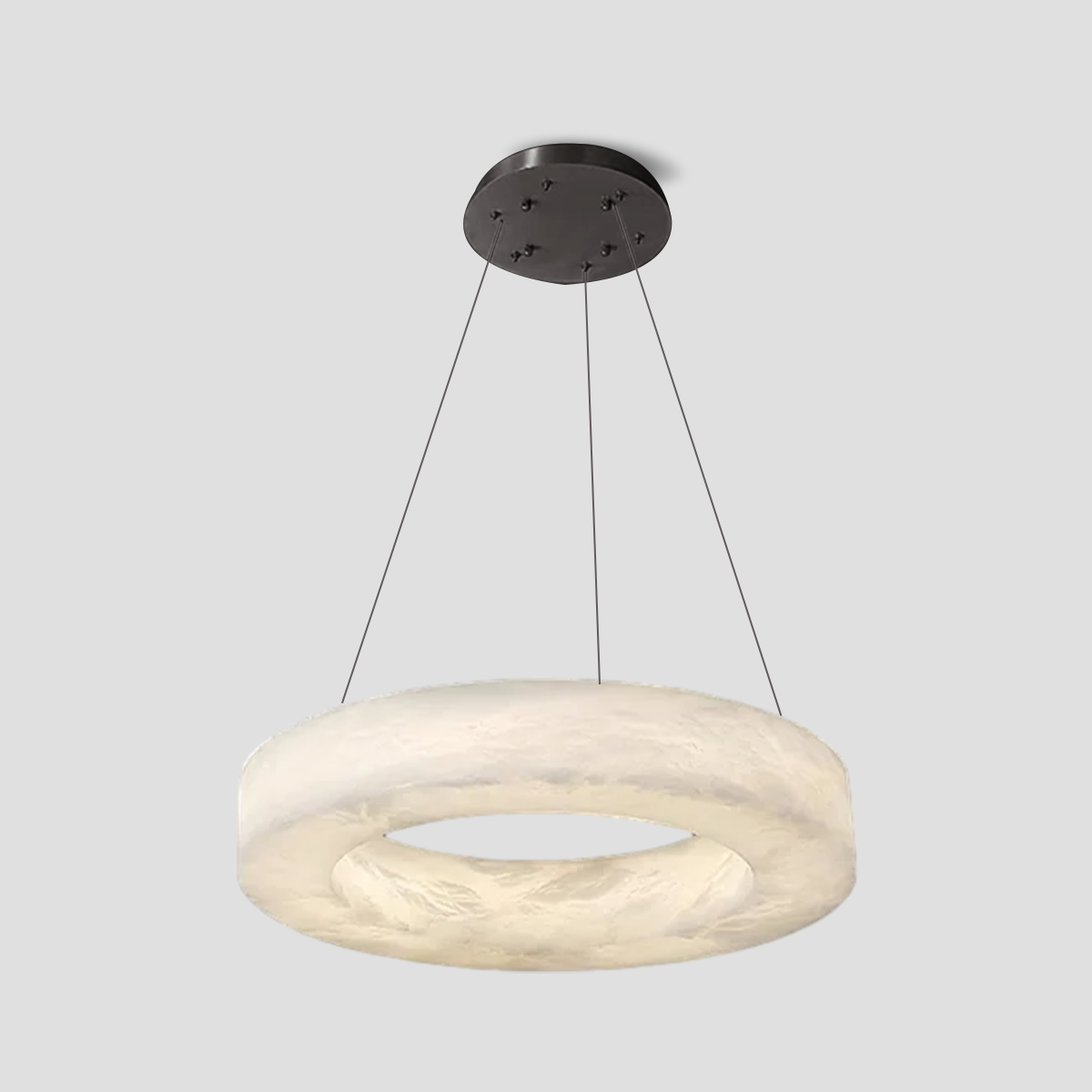 Theseus Alabaster Round Living Room Chandelier - view 17