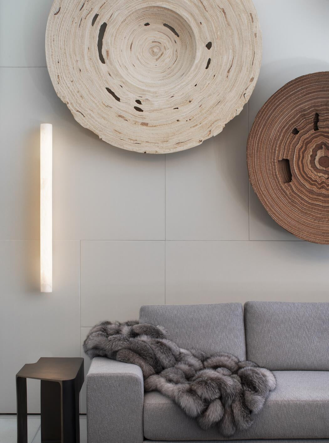 Venus Modern Linear Alabaster Wall Sconce 3"4.7" - view 6