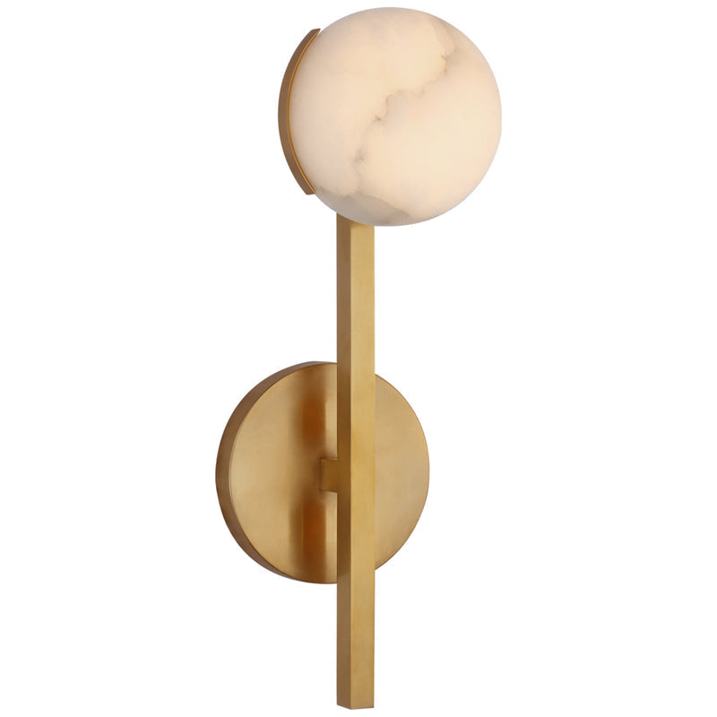 Kelly Wearstler Alabaster Pedra Petite Tail Sconce, chandelier