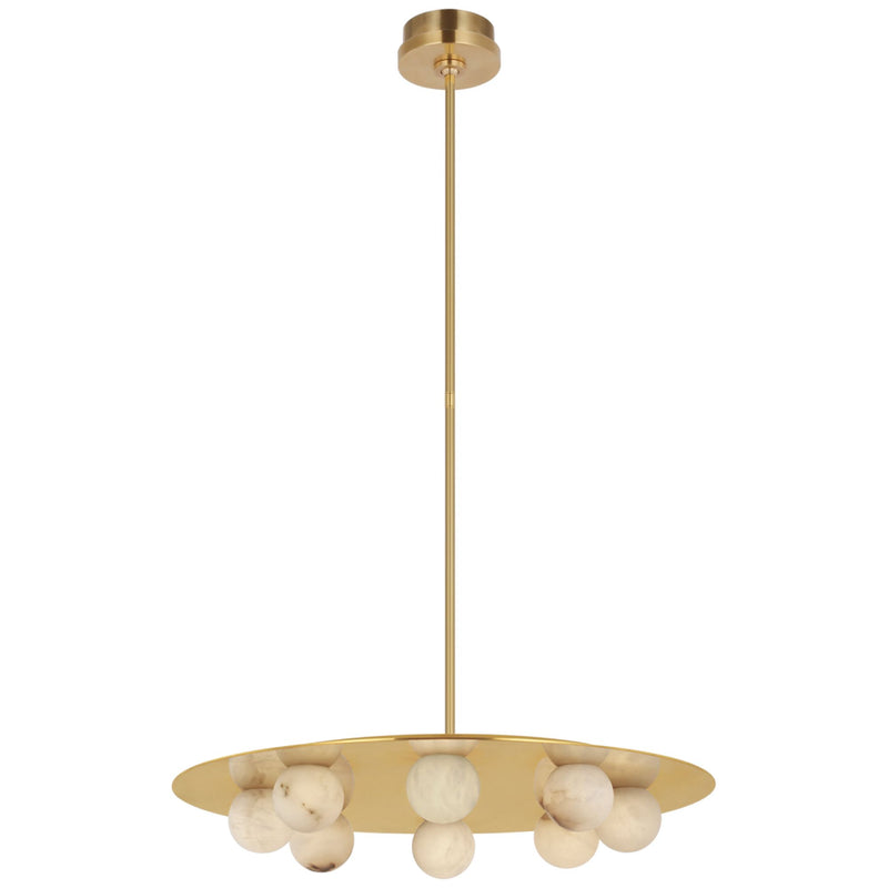 Alabaster Kelly 8 Lights Pendant Chandelier 24"W - view 2