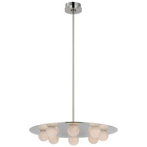 Alabaster Kelly 8 Lights Pendant Chandelier 24"W - view 3