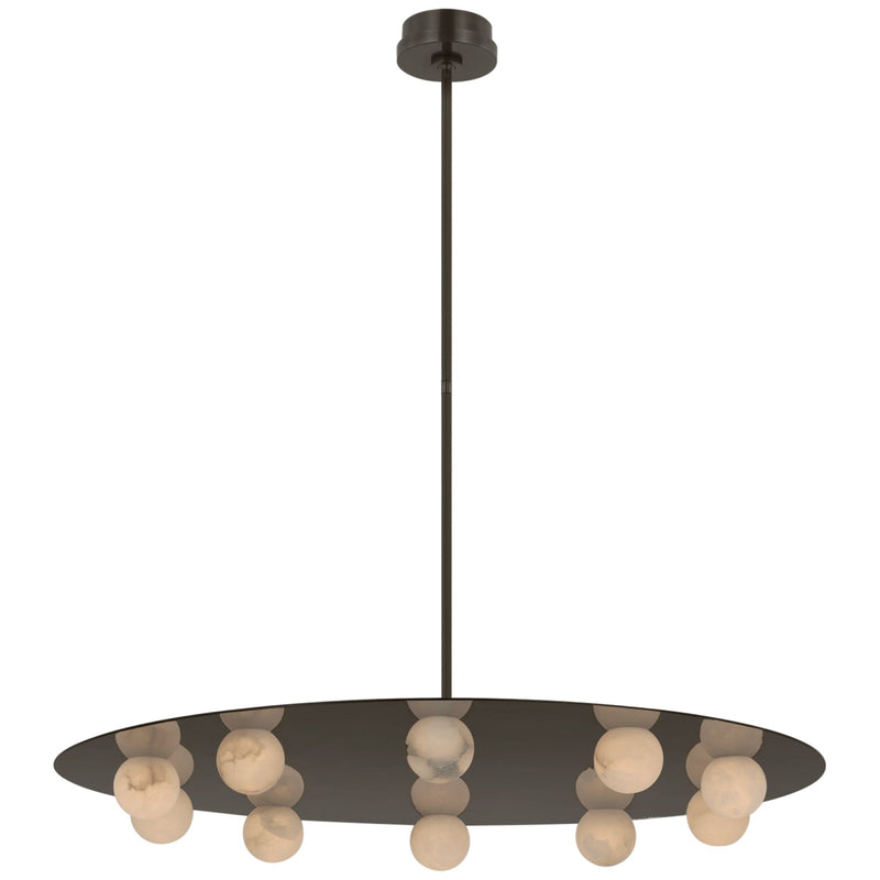 Alabaster Kelly 10 Lights Pendant Chandelier 36"W - view 2