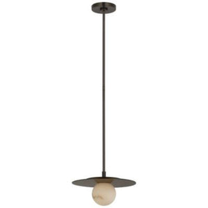 Alabaster Round Ball Pendant  Lamp 12", chandelier - view 2