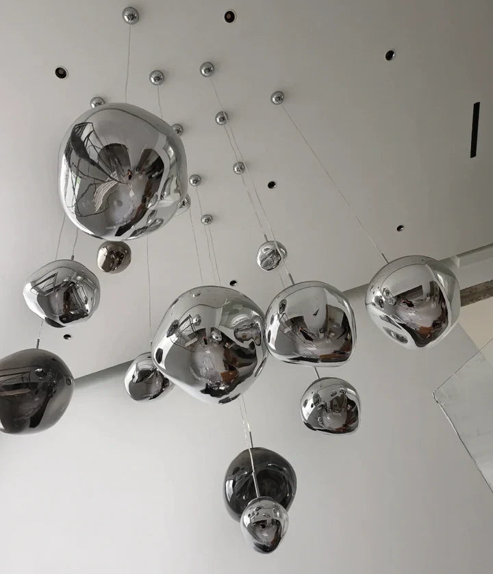 Modern Rock Glass Special Shape Pendant Lighting, chandelier - view 4
