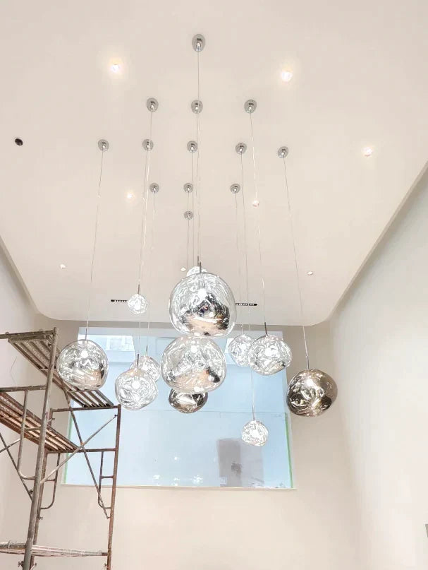 Modern Rock Glass Special Shape Pendant Lighting, chandelier - view 3
