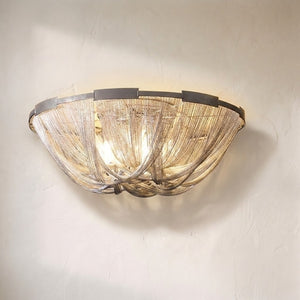 Liz Luxury Aluminum Chain  Flushmounts, flush mount