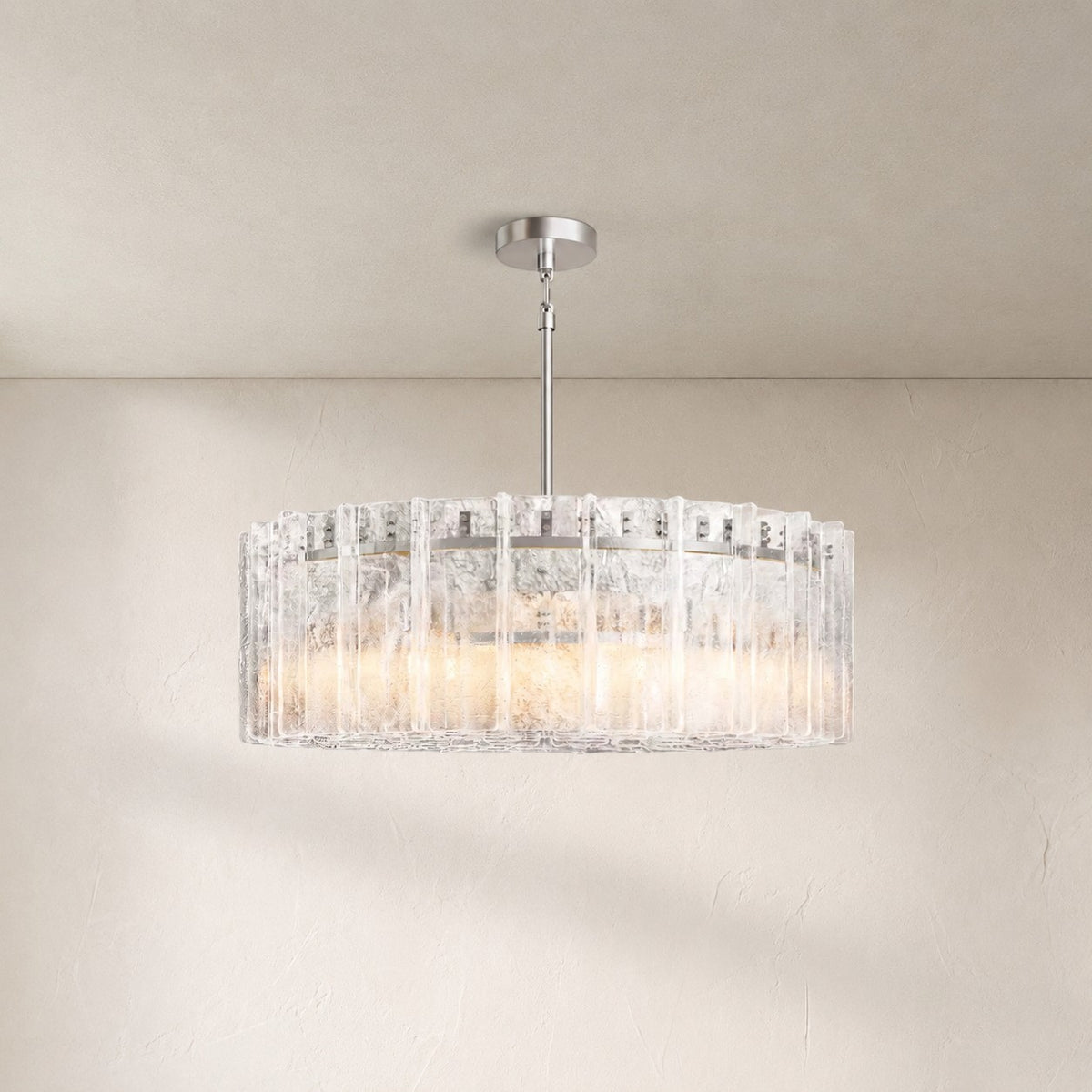 Loxel Clear Glass Round Chandelier 36"48"