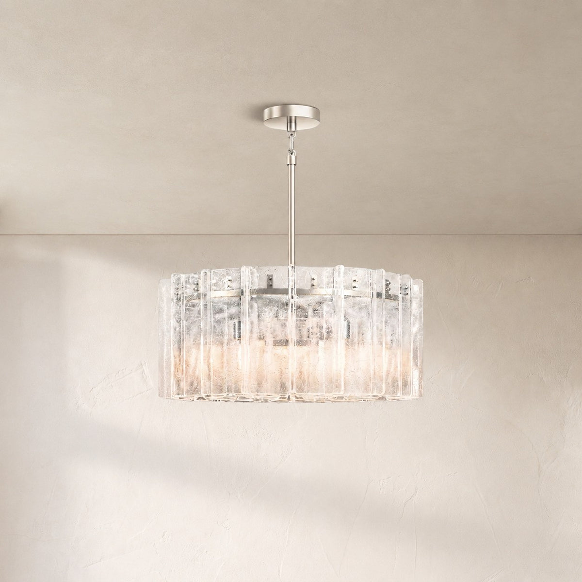 Loxel Clear Glass Round Chandelier 36"48"
