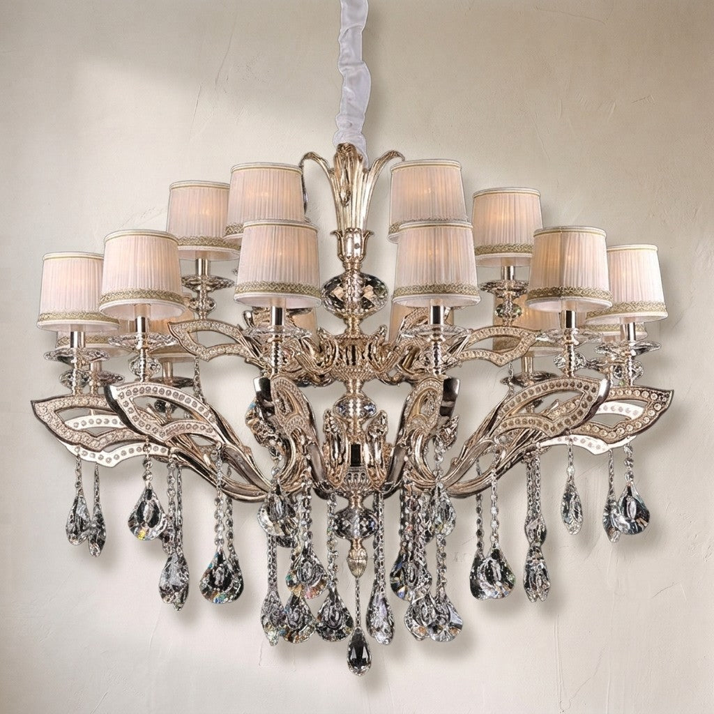 Maria Crystal Classic Chandelier 44" 18 Lights - view 2