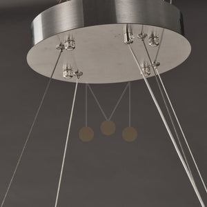Maurice Modern Alabaster Halo Round Chandelier 31" 40" 60" - view 23