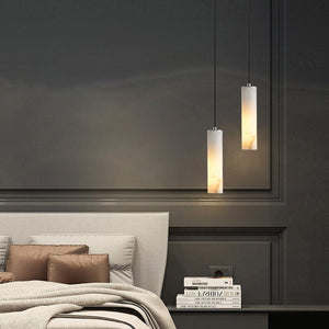 Alabaster Modern Art Linear Chandeliers - view 2