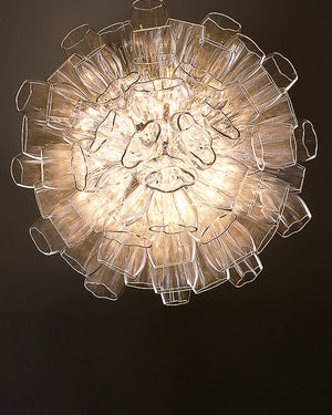 Flower Glass Foyer Chandelier - view 4